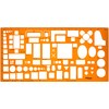 Architecture Stencil 1:50 - Architects Stencil - Furniture Drawing Stencil