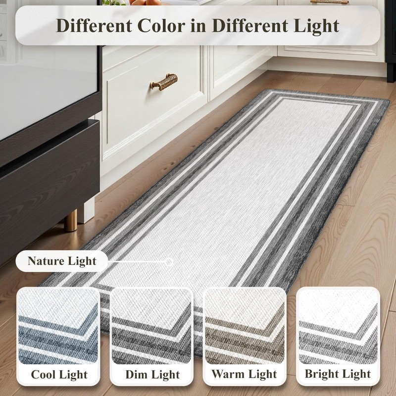 KIMODE Anti Fatigue Kitchen Mats for Floor 2 Piece, Cushioned