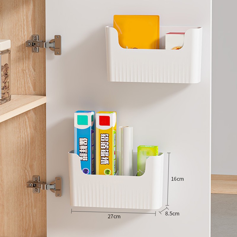 Kitchen Wall Mounted Cabinet Door Storage Box Cabinet Inside Perforation