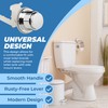 RAVINE Plastic Push Button Flush Lever - Side Mount Toilet