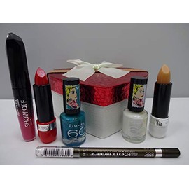 Rimmel London Beauty Bundle Box Gift Set - Heart Shape Gift Box