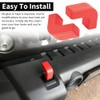 Factory Bumper Tow Hook Covers Compatible with Jeep Wrangler JK