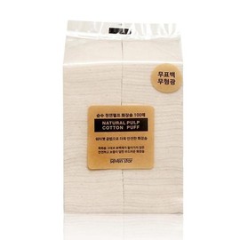 Pure natural pulp cotton pads (100 sheets) / 순수 천연펄프 화장솜(100매)