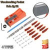 C (25pcs) Complete Pocket Hole Jig Kit with Step Drill