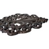 Lulu Decor, Cast Iron Fleur De Lis Decoration Plaque (Plaque)