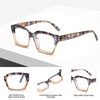 Hubeye 3 Pairs Retro Oversized Large Frame Anti-blue Glasses Men