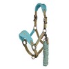 Vogue Fleece Headcollar - Halter & Leadrope Azure X-Full