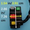 Tuzliufi Handlebar Engine Start Stop Light Kill Handle Switch Control