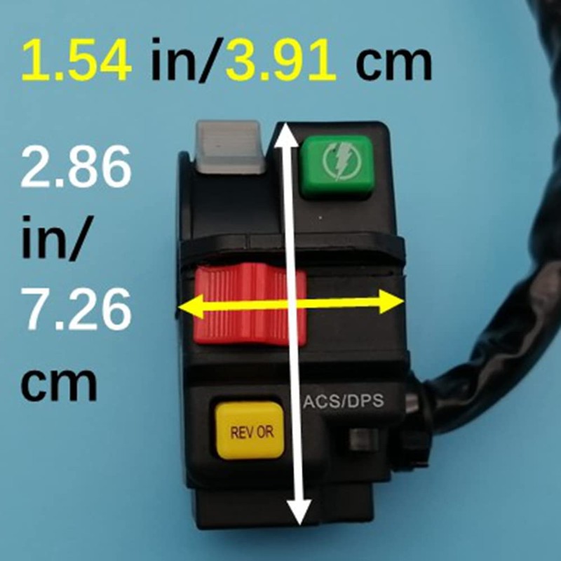 Tuzliufi Handlebar Engine Start Stop Light Kill Handle Switch Control