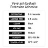 VEYES INC Eyelash Extension Glue - Extra Strong Professional Lash