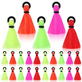 JolliLudo 25 Pcs Strike Indicators for Fly Fishing Wool Yarn Hand Tied Floating Indicators Floats Bobbers for Fly Fishing Accessories