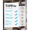 TOPP4u 3 x Small Storage Boxes with Lid, High-Quality Fabric