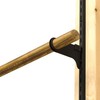 Wake Sangyo WPS045 Pipe Bracket, Shelf Bracket, Black, Hole Diameter