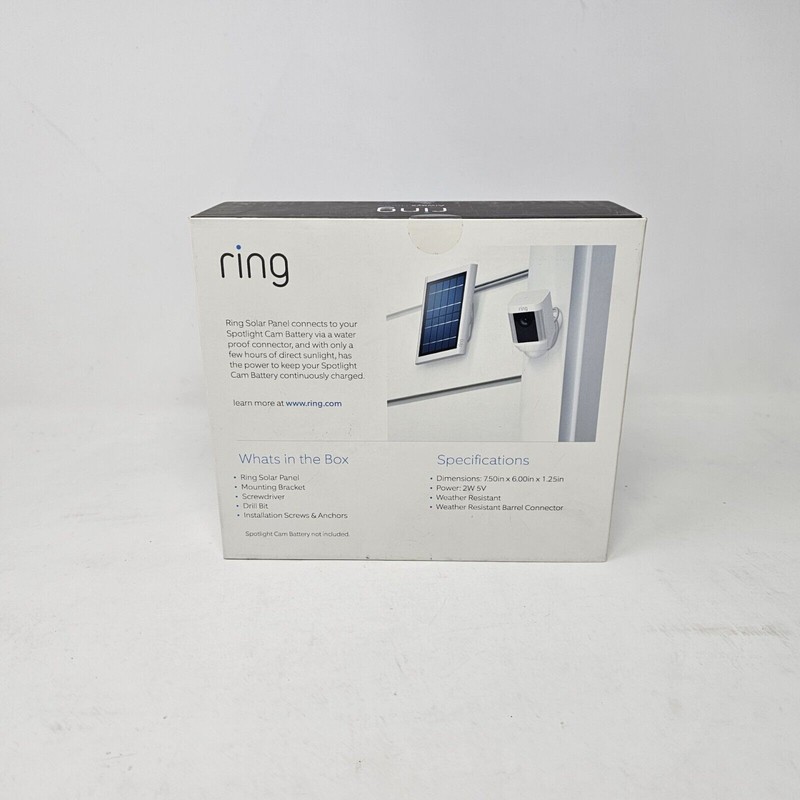 Ring Solar Panel for Spotlight Cam Battery - New Factory