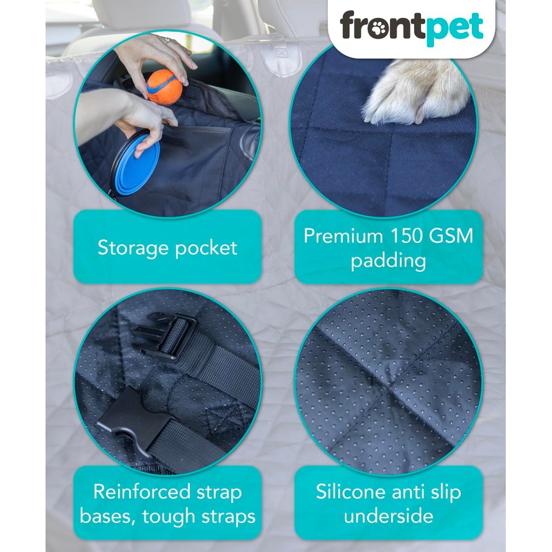 Frontpet Cargo Cover for Dogs, Water Resistant Pet Cargo Liner