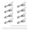 EXLECO 8 x Stainless Steel Toggle Latch M4 Toggle Lever