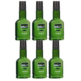 BRUT 6 Pack Brut Men's Splash On Lotion Classic Scent Original Fragrance Soothing