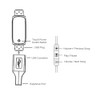 Portable Digital Voice Audio Recorder Smart Sports Bracelet 8G Flash