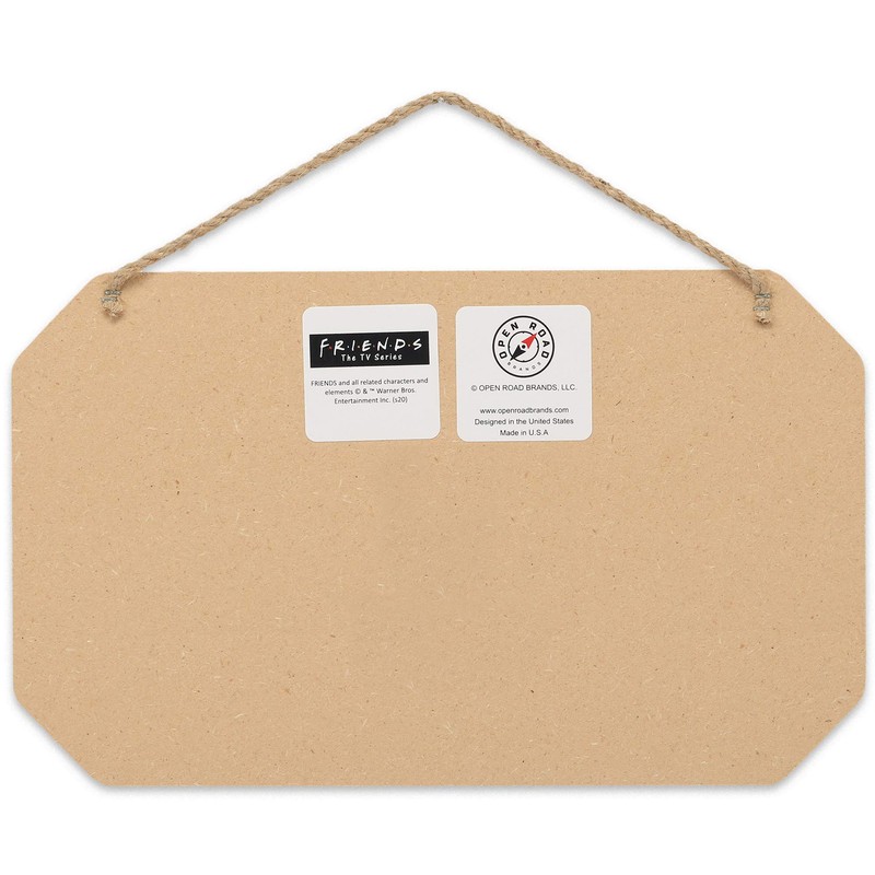 Friends Welcome Hanging Wood Wall Decor - Featuring the Logo
