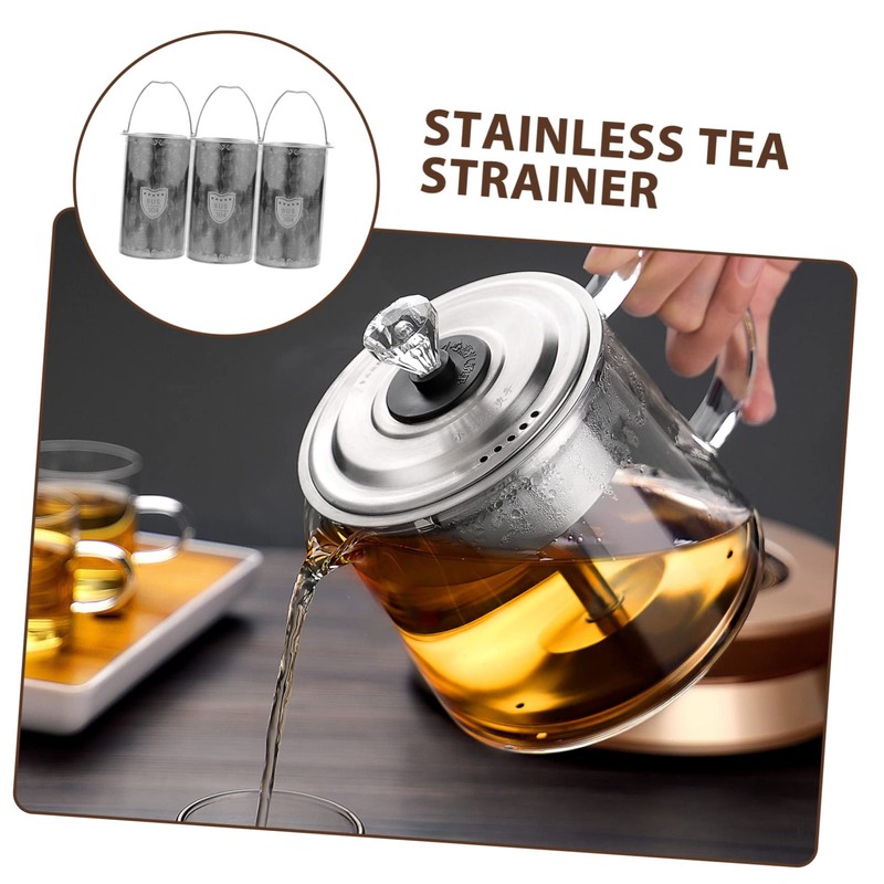 LALADEFIEE Tea Pot Replacement Infuser 3 Piece Metal Mesh Tea