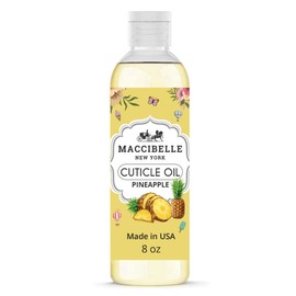 Maccibelle Cuticle Oil 0.5 oz for Dry Cracked Cuticles (Pineapple 8oz)