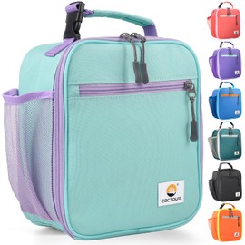 CaCTOUR Lunch Box Kids,Premium Insulated Lunch Bag for Girls Boys,Soft Bag Mini Cooler Back to School Thermal Reusable Lunch Bag for Work School Picnic (Light Green)