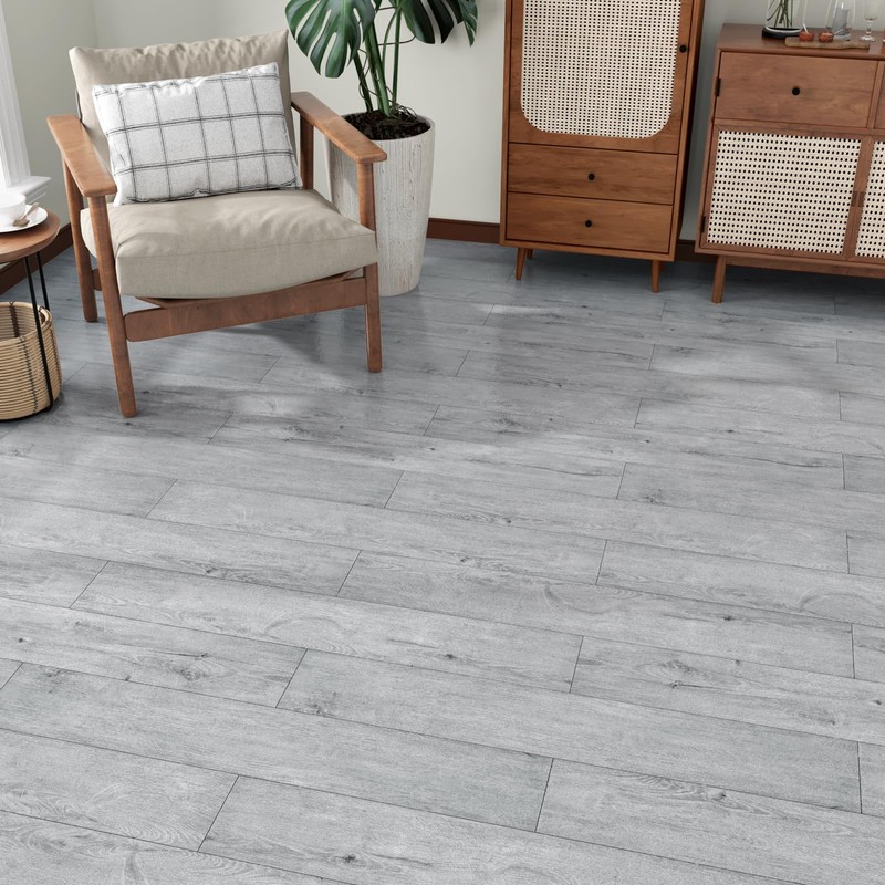 WESTICK Bathroom Peel and Stick Floor Tile Wood Waterproof Flooring