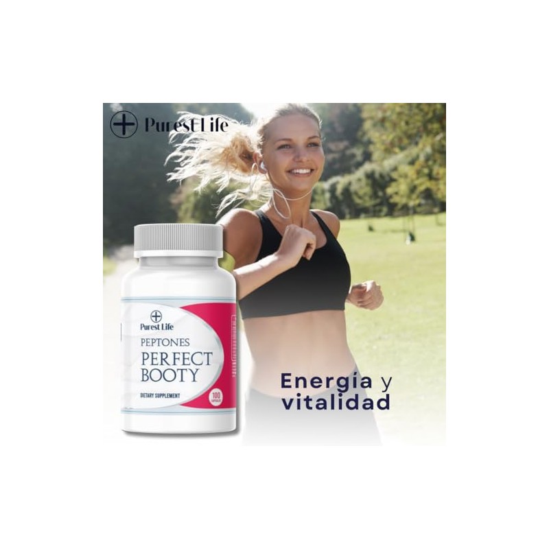 Peptones Perfect Booty Purest Life – Suplemento para Glúteos, 100