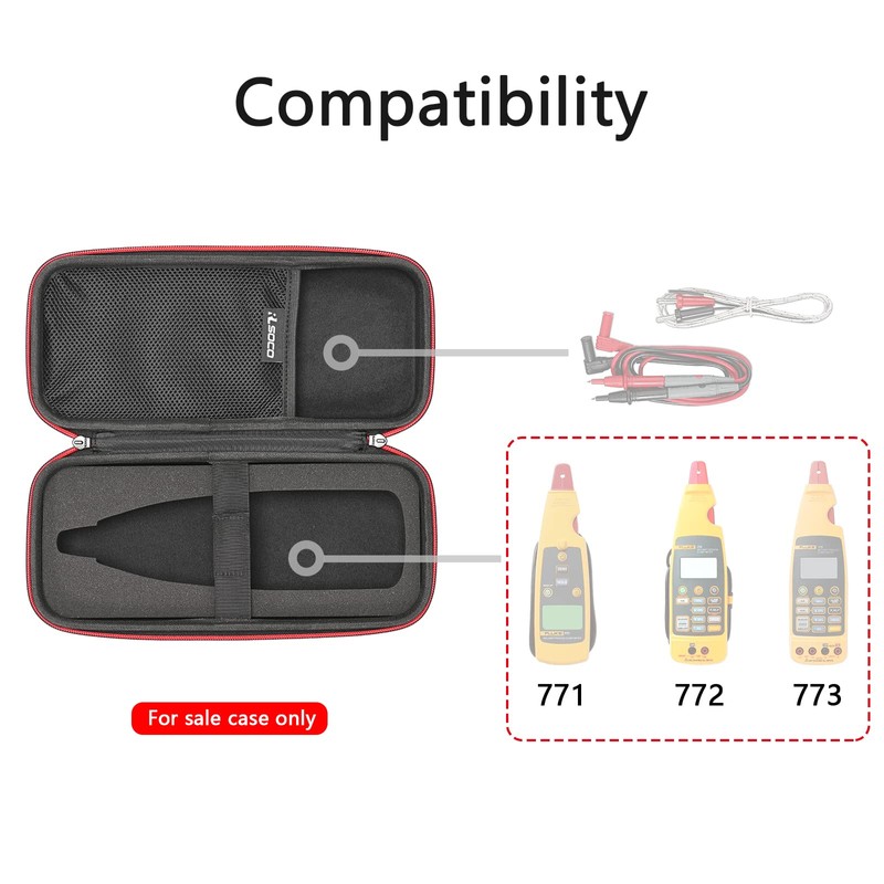RLSOCO Case for Fluke 773/772/771 Advanced Milliamp Process Clamp Meter