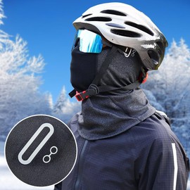 Winter Face Mask for Men Women Balaclavas Cold Weather Neck Gear Motorcycle Ski Masks Full Head Face Cover Grey