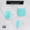 DII Basic Terry Collection Quilted 100% Cotton, Potholder, Pebble, 3