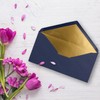 Envelopes size DIN Long, gummed, wet seal, Gold / Silver