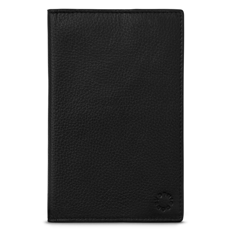 Yoshi [Black] Leather Golf Scorecard Holder, for Golf Score Cards,