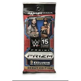 2022 WWE Panini Prizm Debut Edition Trading Cards Hanger Pack (15 Cards Per Pack)