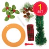 Baker Ross FX888 Artificial Christmas Wreath Craft Kit - Christmas