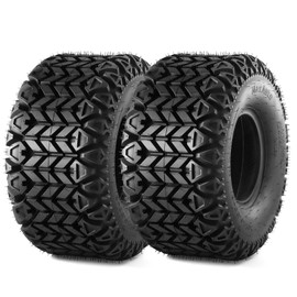 MaxAuto AT20X10-8 Hilly Lawn ATV Tire,20x10x8 Tire Replacement for All Trail Rear Tire,Lawn Mower Tractor Tire,Golf Cart Turf Tire,4-Ply Tubeless,2 Pack