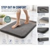 Memory Foam Absorbent Floor Mat Non-Slip Bath Mat Soft Coral