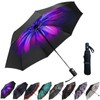 LLanxiry Compact Travel Umbrella,Windproof Waterproof Stick Umbrella Protection Golf Umbrellas