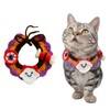 SJJH Cute Cat Collar Handmade Knitted Crochet Bib for Cat