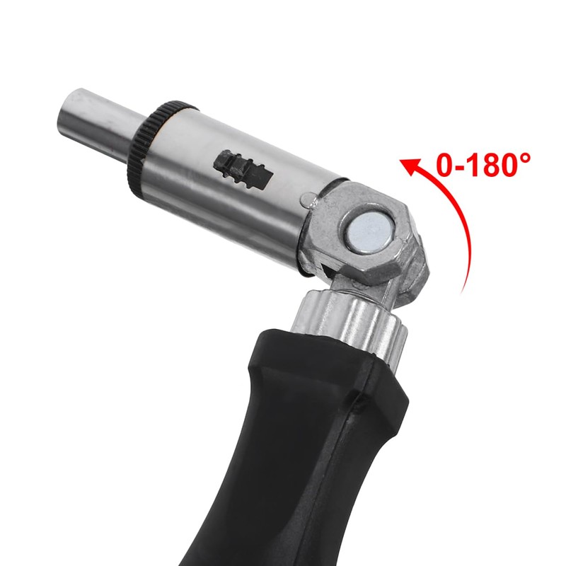 Gadpiparty Multifunctional ratchet screwdriver with variable angles of 0 and
