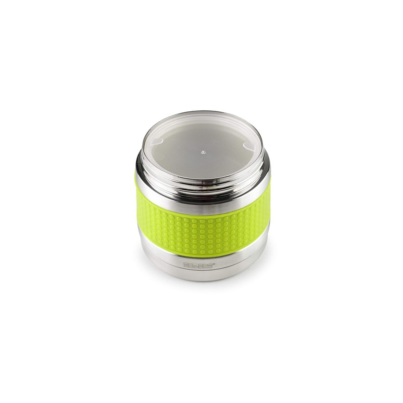IBILI "Class Thermos Flask for Solid Food, Silver/Green, 1000 ml