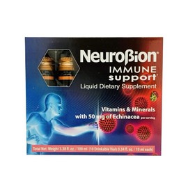 Immune Support Dietary Supplement – 10 Liquid Vials with Essential Vitamins & Minerals for Mind, Body, Energy, and Fitness | Neuro Healthcare Formula