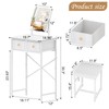 X-cosrack Small Makeup Vanity Desk with Mirror & Chair, Mini