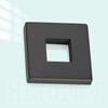 Heyalan Shower Arm Flange Plate, 1pc Modern Shower Escutcheon Cover