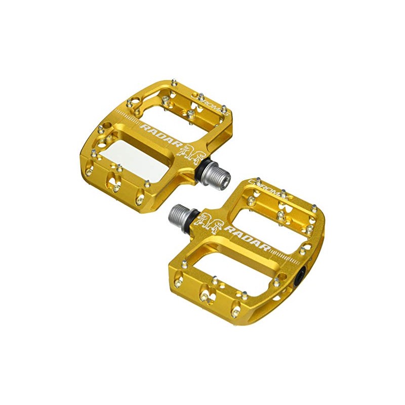 CHROMAG Radar Pedals for Mountain Bike/MTB/Cycle/VAE/E-Bike Adult Unisex, Gold, 70