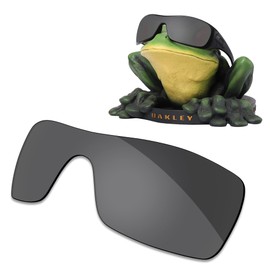 Acefrog 1.4 mm Thick AR Coated Polarised Replacement Lenses for Oakley Antix Sunglasses, Pitch Black – Inar Coated Polarised 1.4 mm Thick,