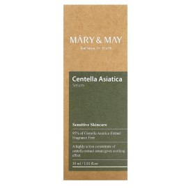 Mary&May Mary & May Centella Asiatica Serum, Fragrance Free Face Serum 1.01 fl oz (30 ml)
