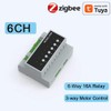 Aswalling Tuya Smart Zigbee 6CH Relay Switch Module Remote Control