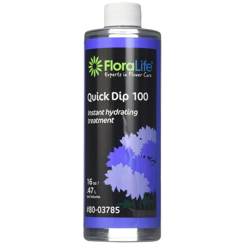 Floralife Quick Dip 100 Instant Hydrating Treatment, 16 Ounce