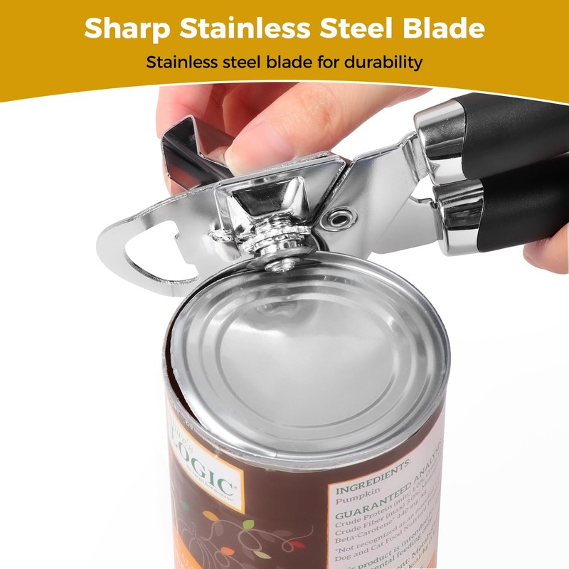 Brencco 3-in-1 Can Openers That Work, Heavy Duty Tin Opener